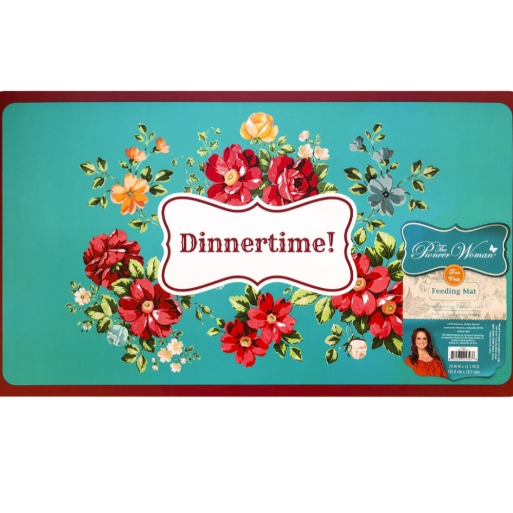 The Pioneer Woman Feeding Mat For Pets